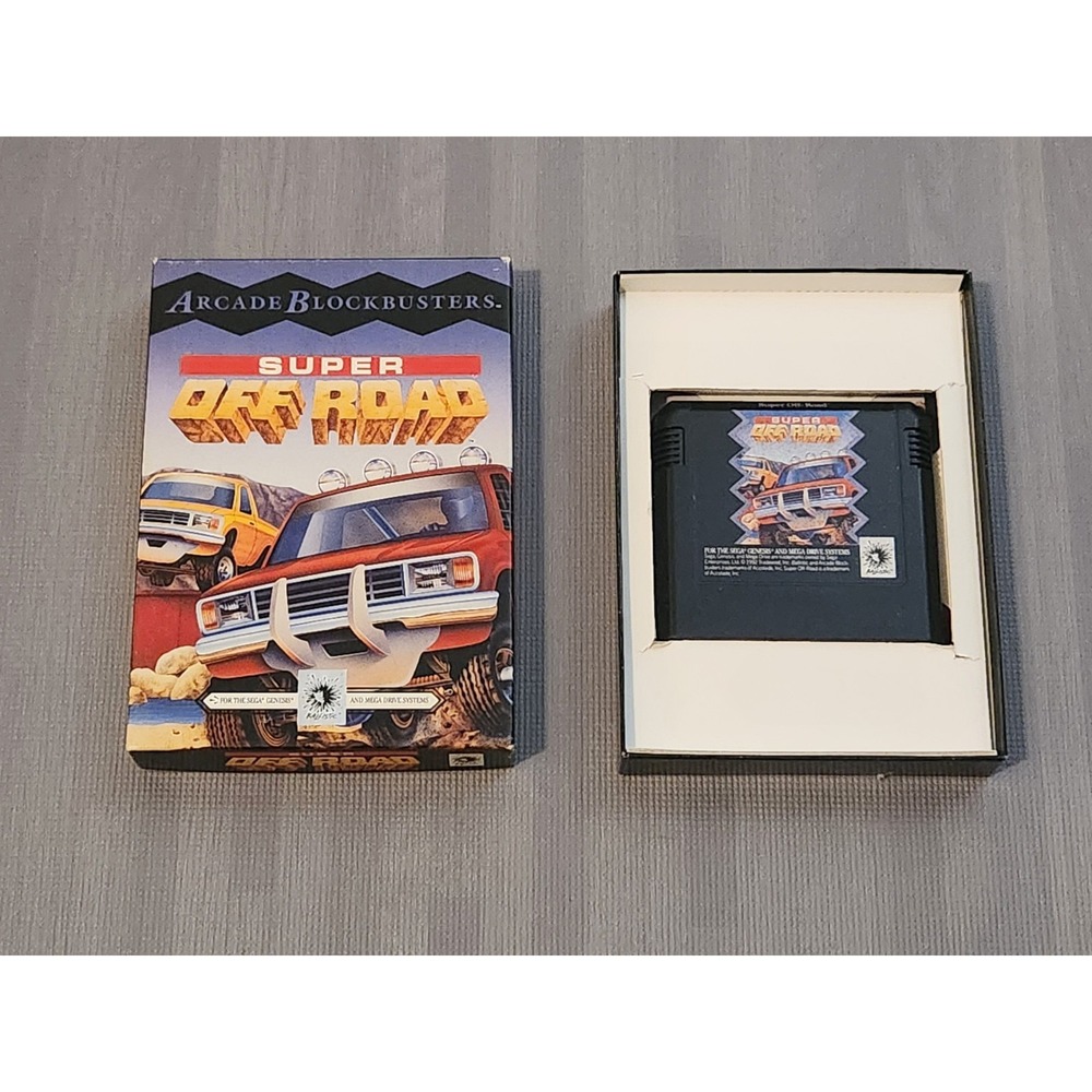 Super Off Road (Sega Genesis, 1994) in Box